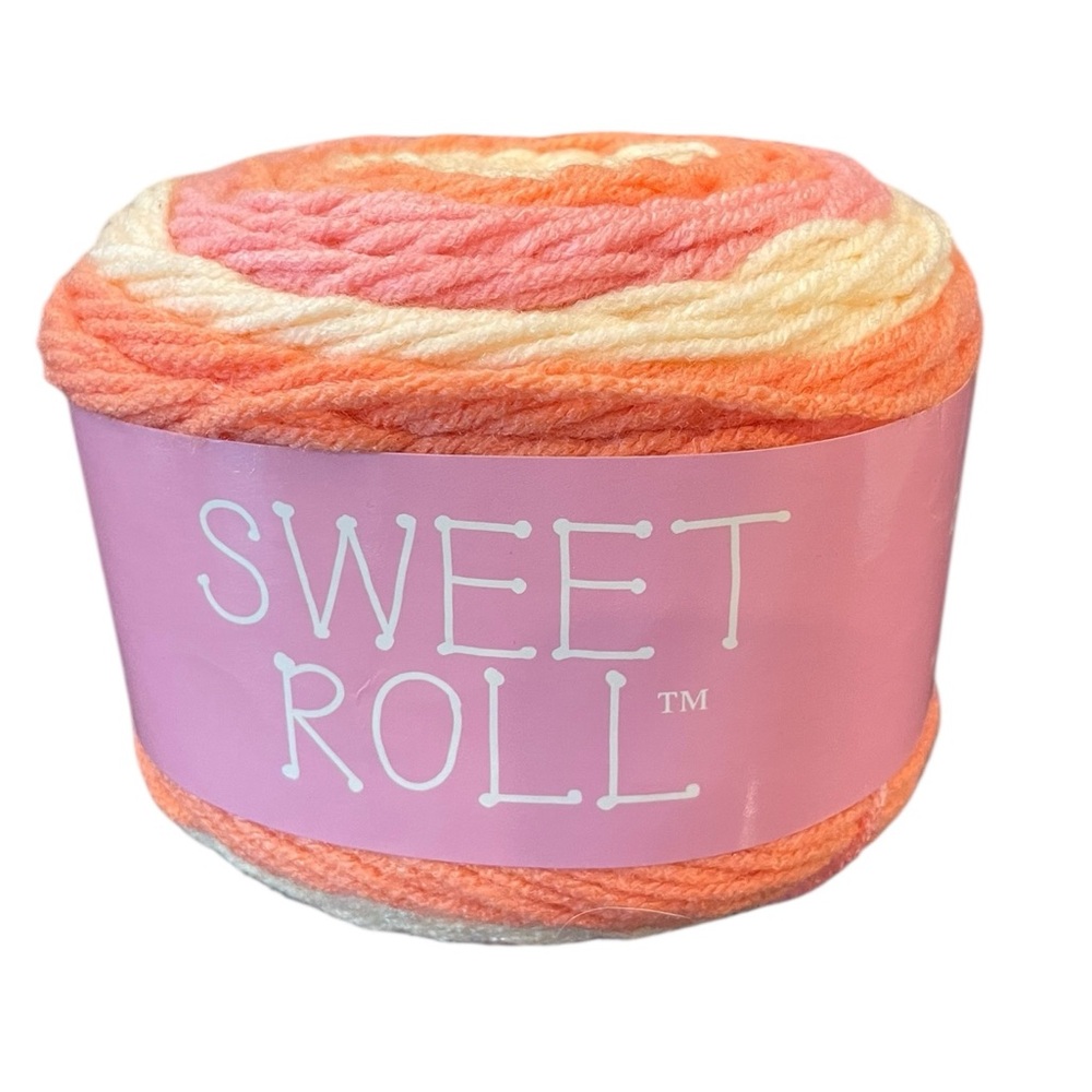 Premier Yarns Sweet Roll Yarn‎ Cake Peaches And Cream Pop 1047-21 5 oz 245 Yards